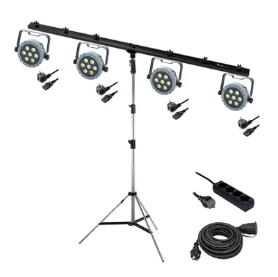 Party-Licht 4er Bar LED Flat Pars auf Stativ.png